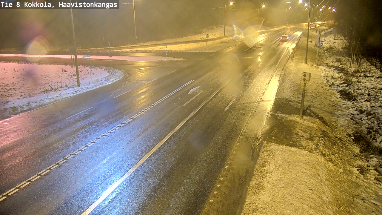 Weather Camera Image Väg 8 Karleby, Haavistonkangas, Kokkola, Keski-Pohjanmaa