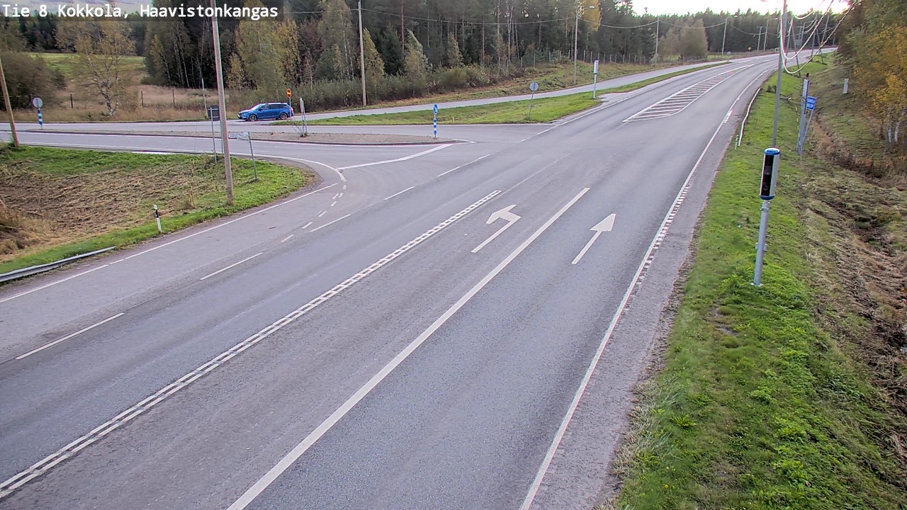 Weather Camera Image Road 8 Kokkola, Haavistonkangas, Kokkola, Keski-Pohjanmaa