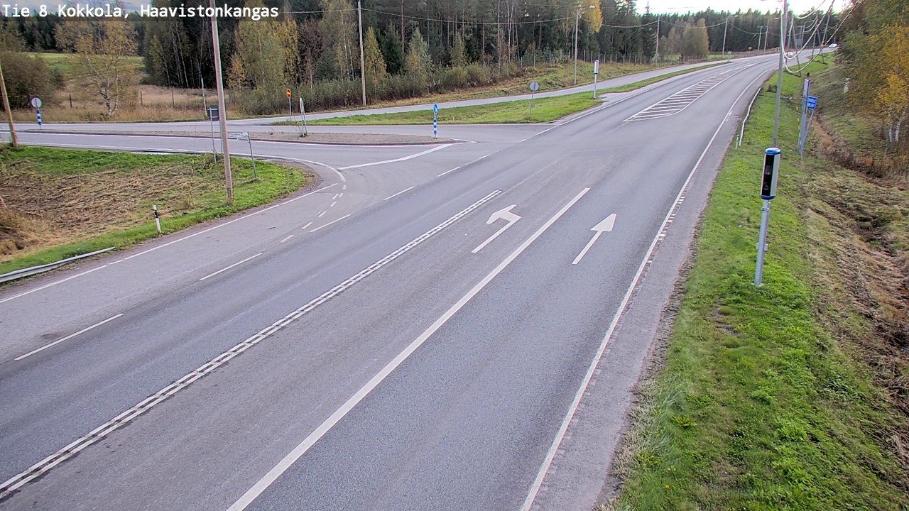 Weather Camera Image Road 8 Kokkola, Haavistonkangas, Kokkola, Keski-Pohjanmaa