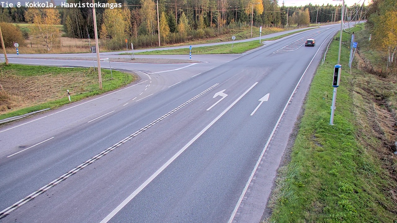 Weather Camera Image Road 8 Kokkola, Haavistonkangas, Kokkola, Keski-Pohjanmaa