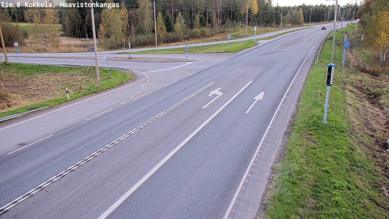 Weather Camera Image Road 8 Kokkola, Haavistonkangas, Kokkola, Keski-Pohjanmaa