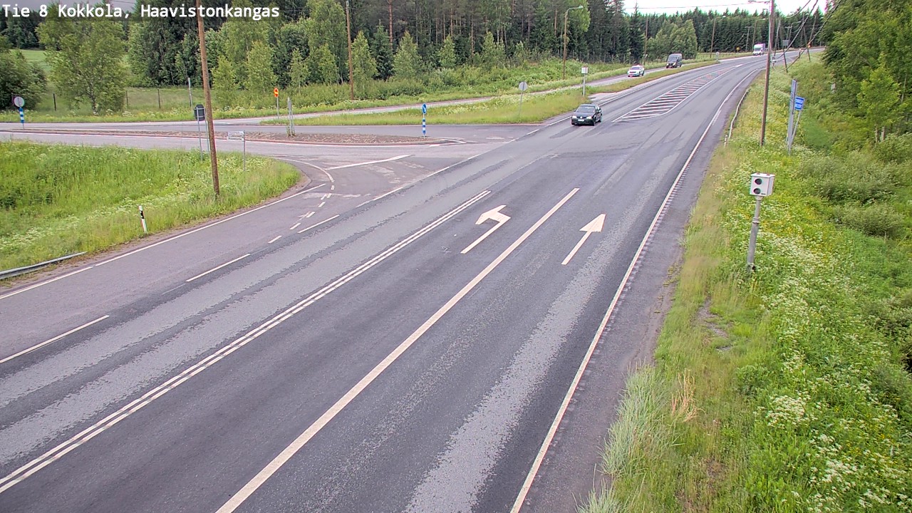 Weather Camera Image Väg 8 Karleby, Haavistonkangas, Kokkola, Keski-Pohjanmaa
