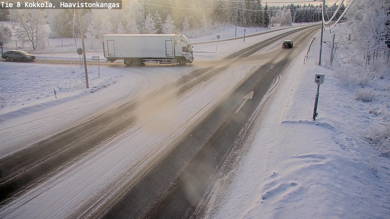 Weather Camera Image Road 8 Kokkola, Haavistonkangas, Kokkola, Keski-Pohjanmaa