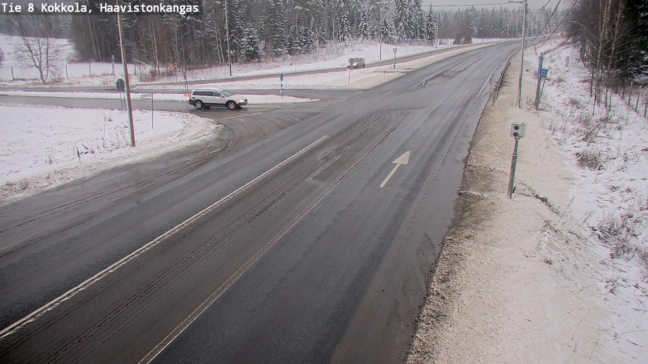 Weather Camera Image Väg 8 Karleby, Haavistonkangas, Kokkola, Keski-Pohjanmaa