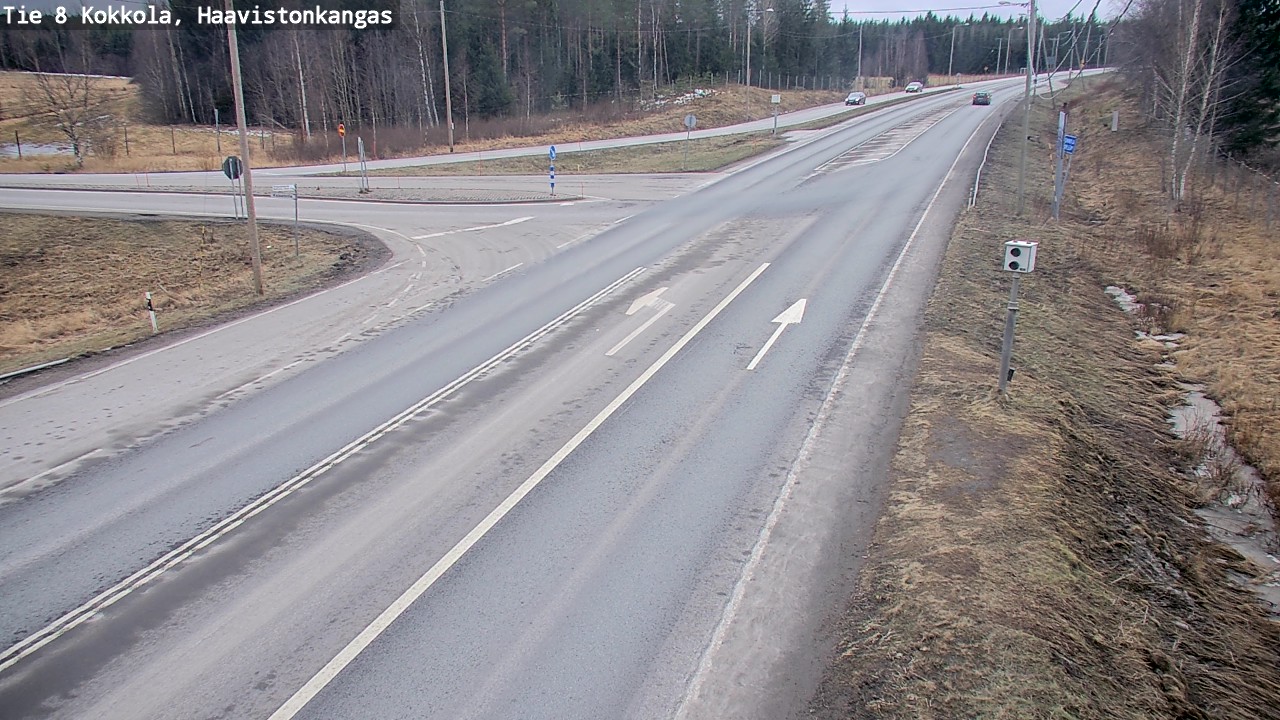 Weather Camera Image Väg 8 Karleby, Haavistonkangas, Kokkola, Keski-Pohjanmaa
