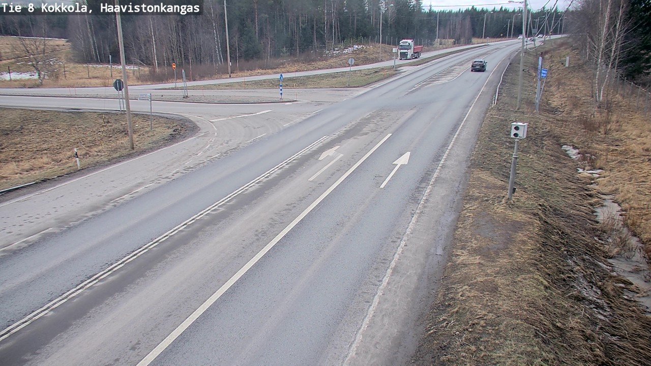 Weather Camera Image Väg 8 Karleby, Haavistonkangas, Kokkola, Keski-Pohjanmaa