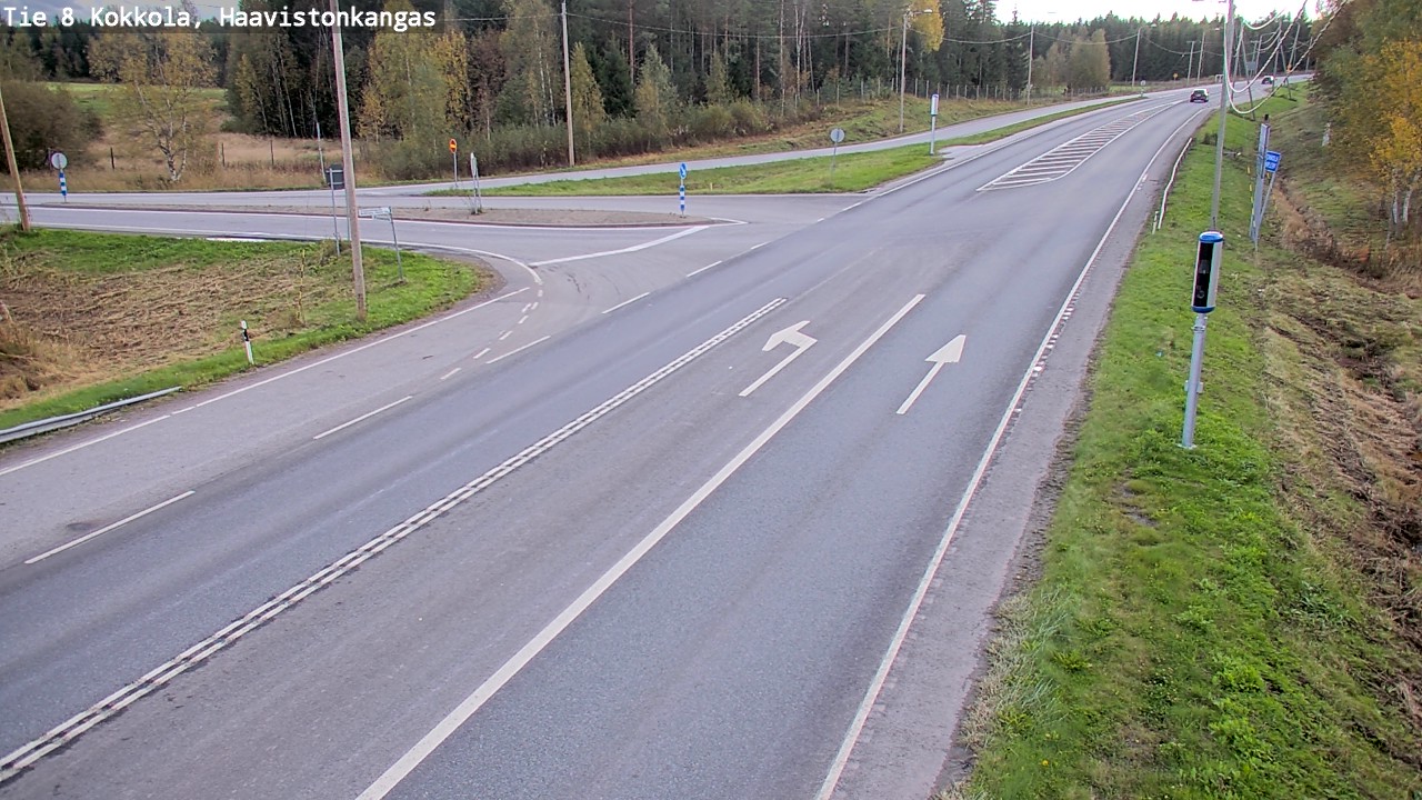 Weather Camera Image Road 8 Kokkola, Haavistonkangas, Kokkola, Keski-Pohjanmaa