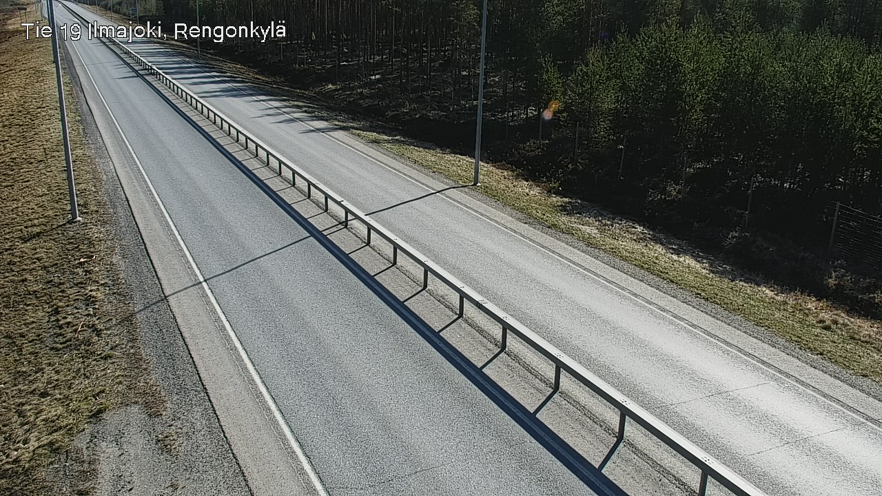 Weather Camera Image Väg 19 Ilmola, Rengonkylä, Ilmajoki, Etelä-Pohjanmaa