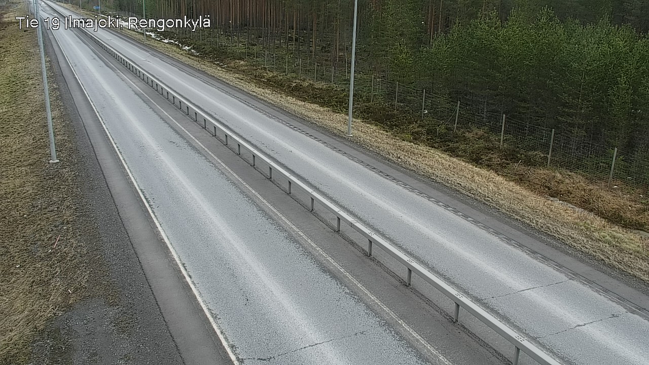 Weather Camera Image Väg 19 Ilmola, Rengonkylä, Ilmajoki, Etelä-Pohjanmaa