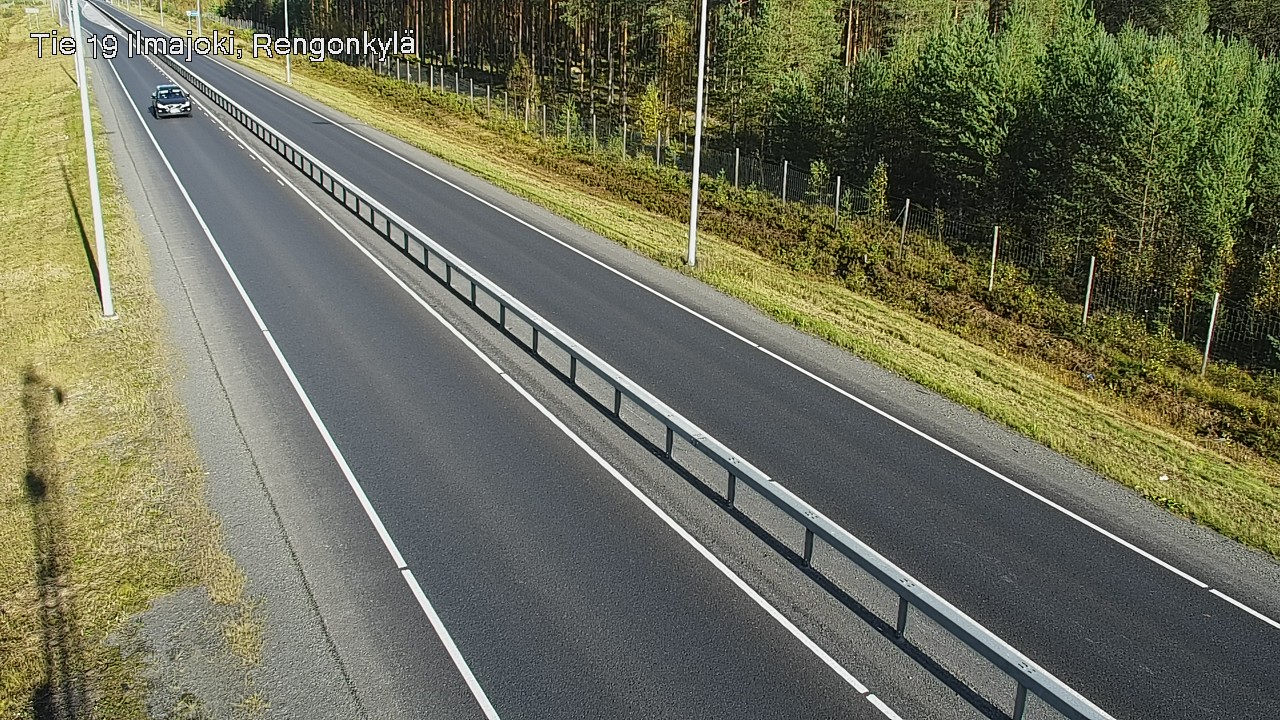 Weather Camera Image Väg 19 Ilmola, Rengonkylä, Ilmajoki, Etelä-Pohjanmaa