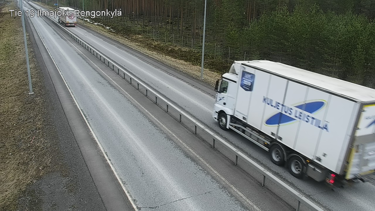 Weather Camera Image Road 19 Ilmajoki, Rengonkylä, Ilmajoki, Etelä-Pohjanmaa