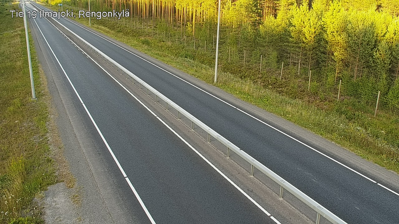 Weather Camera Image Road 19 Ilmajoki, Rengonkylä, Ilmajoki, Etelä-Pohjanmaa