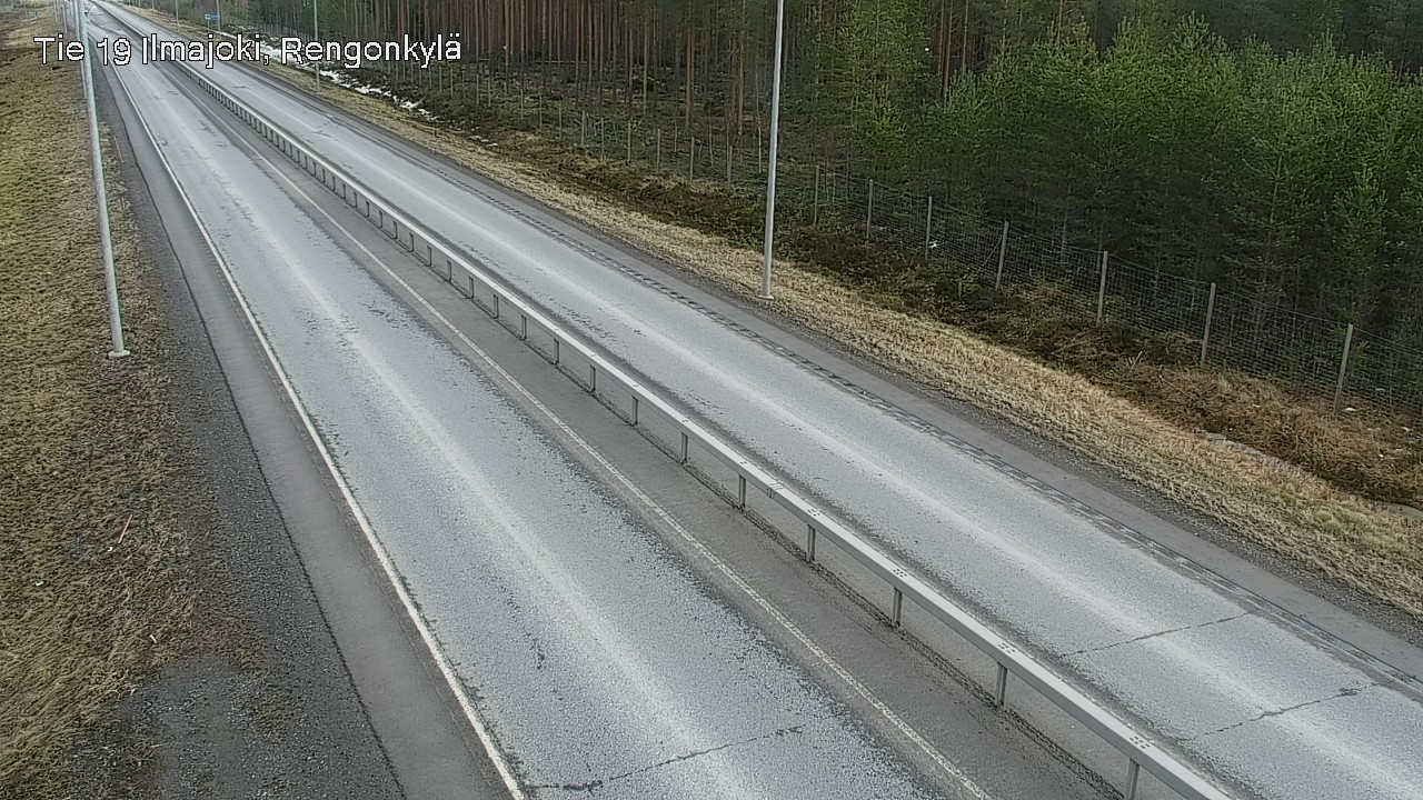 Weather Camera Image Road 19 Ilmajoki, Rengonkylä, Ilmajoki, Etelä-Pohjanmaa