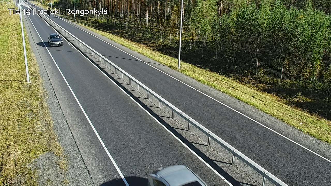 Weather Camera Image Väg 19 Ilmola, Rengonkylä, Ilmajoki, Etelä-Pohjanmaa