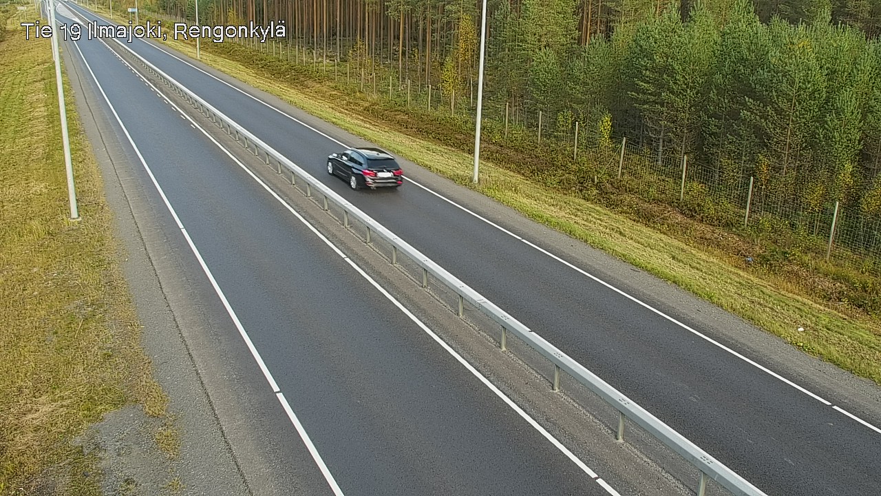 Weather Camera Image Väg 19 Ilmola, Rengonkylä, Ilmajoki, Etelä-Pohjanmaa