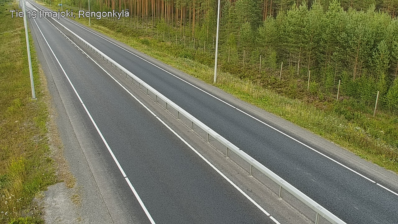 Weather Camera Image Road 19 Ilmajoki, Rengonkylä, Ilmajoki, Etelä-Pohjanmaa
