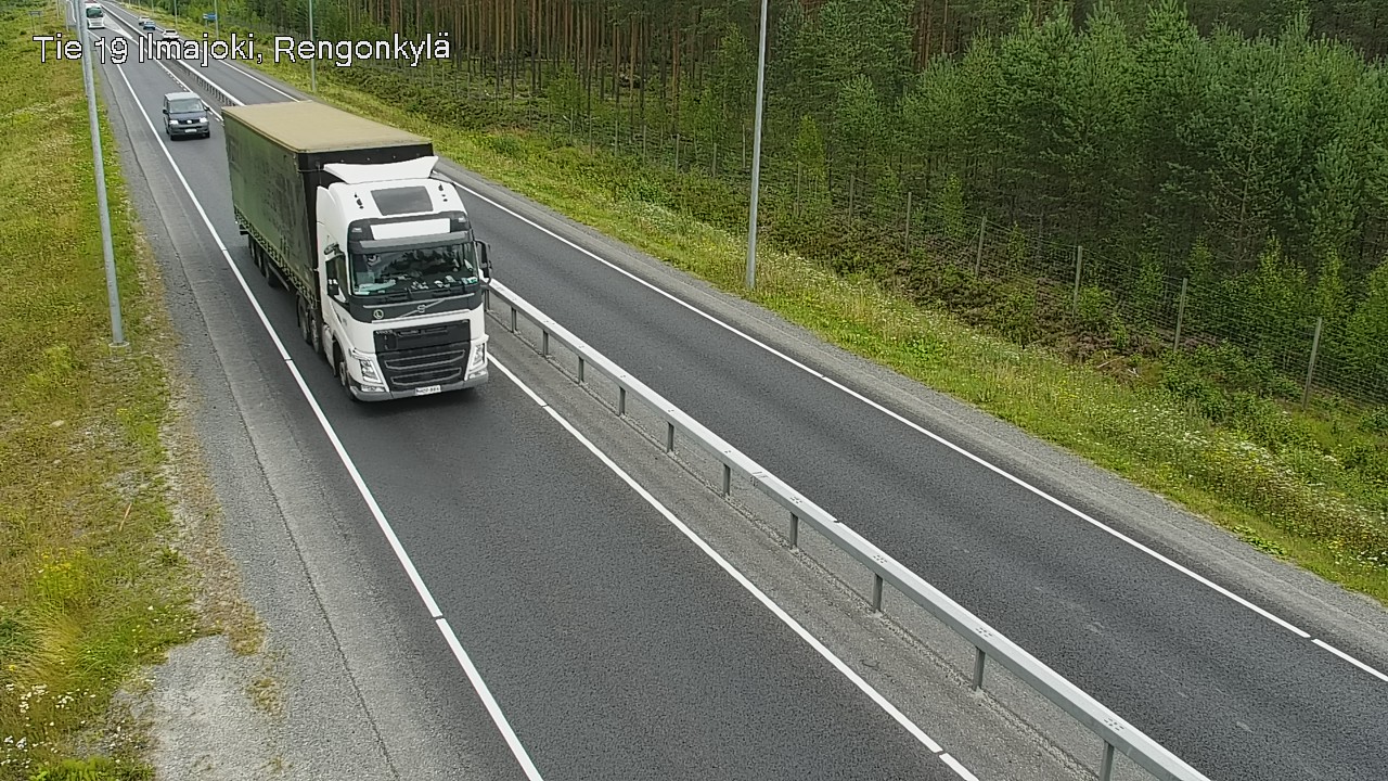 Weather Camera Image Road 19 Ilmajoki, Rengonkylä, Ilmajoki, Etelä-Pohjanmaa