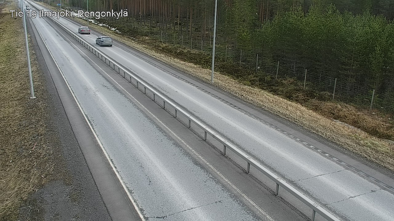Weather Camera Image Väg 19 Ilmola, Rengonkylä, Ilmajoki, Etelä-Pohjanmaa