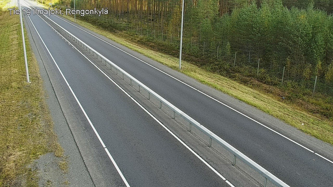 Weather Camera Image Väg 19 Ilmola, Rengonkylä, Ilmajoki, Etelä-Pohjanmaa