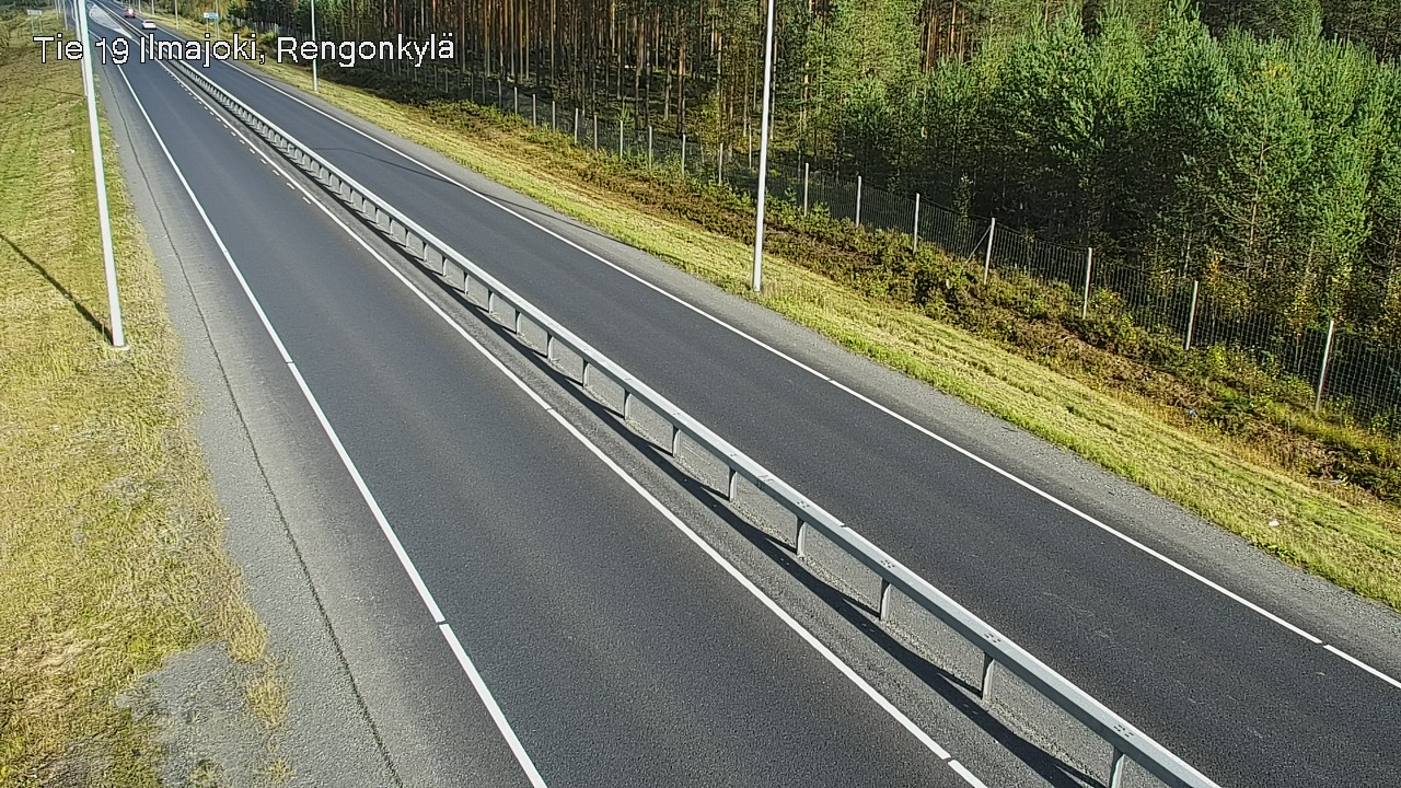 Weather Camera Image Väg 19 Ilmola, Rengonkylä, Ilmajoki, Etelä-Pohjanmaa