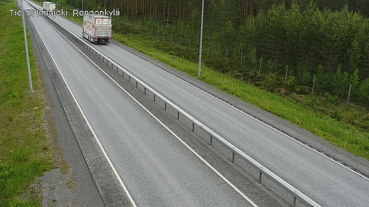 Weather Camera Image Road 19 Ilmajoki, Rengonkylä, Ilmajoki, Etelä-Pohjanmaa