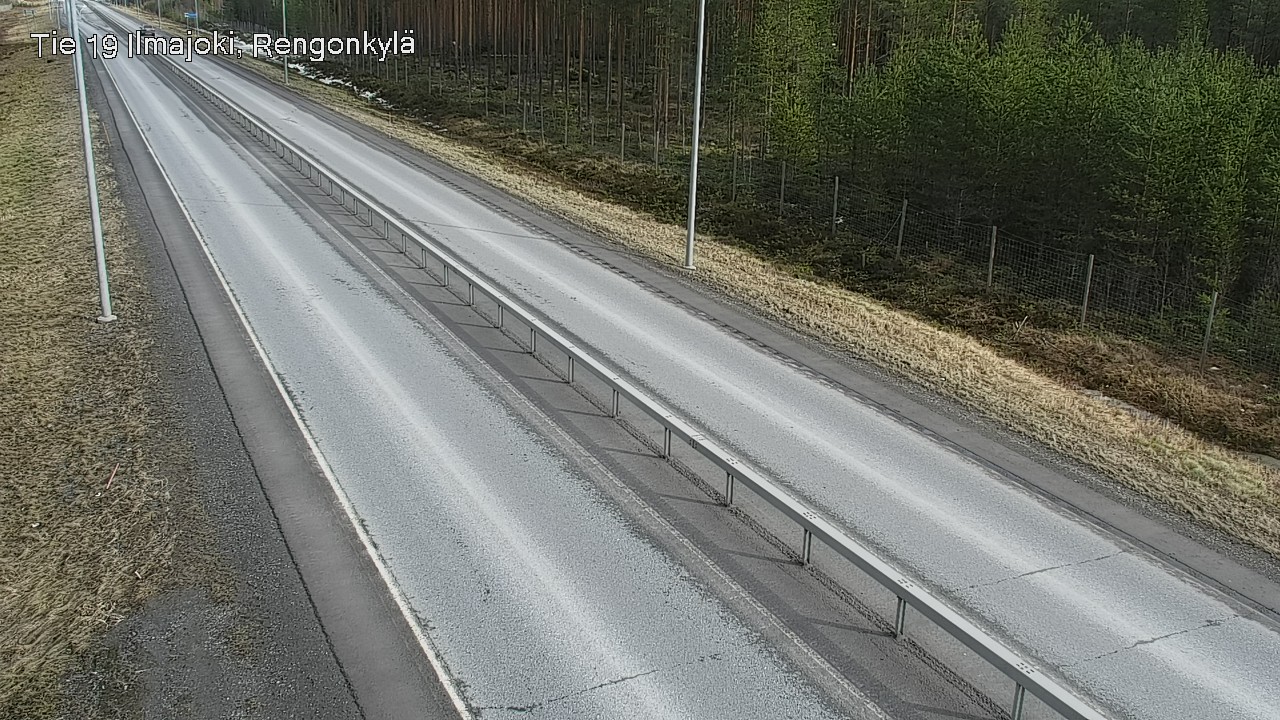 Weather Camera Image Väg 19 Ilmola, Rengonkylä, Ilmajoki, Etelä-Pohjanmaa