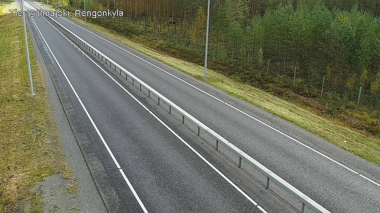 Weather Camera Image Väg 19 Ilmola, Rengonkylä, Ilmajoki, Etelä-Pohjanmaa