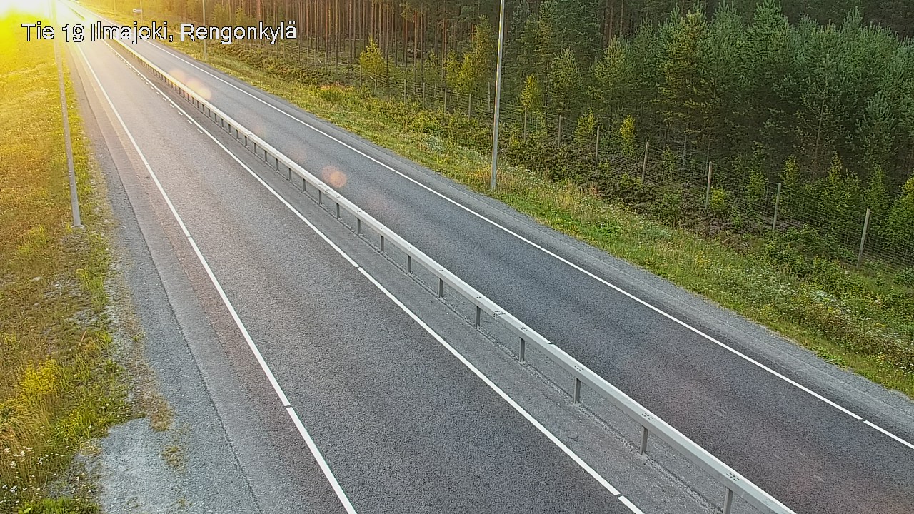 Weather Camera Image Road 19 Ilmajoki, Rengonkylä, Ilmajoki, Etelä-Pohjanmaa