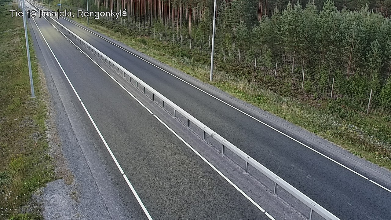 Weather Camera Image Road 19 Ilmajoki, Rengonkylä, Ilmajoki, Etelä-Pohjanmaa