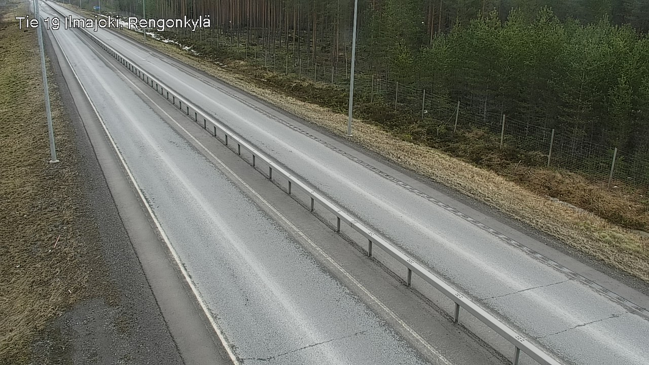 Weather Camera Image Väg 19 Ilmola, Rengonkylä, Ilmajoki, Etelä-Pohjanmaa