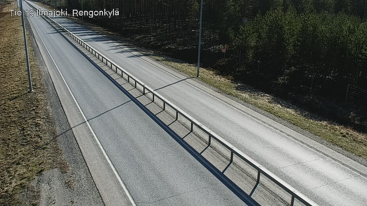Weather Camera Image Väg 19 Ilmola, Rengonkylä, Ilmajoki, Etelä-Pohjanmaa