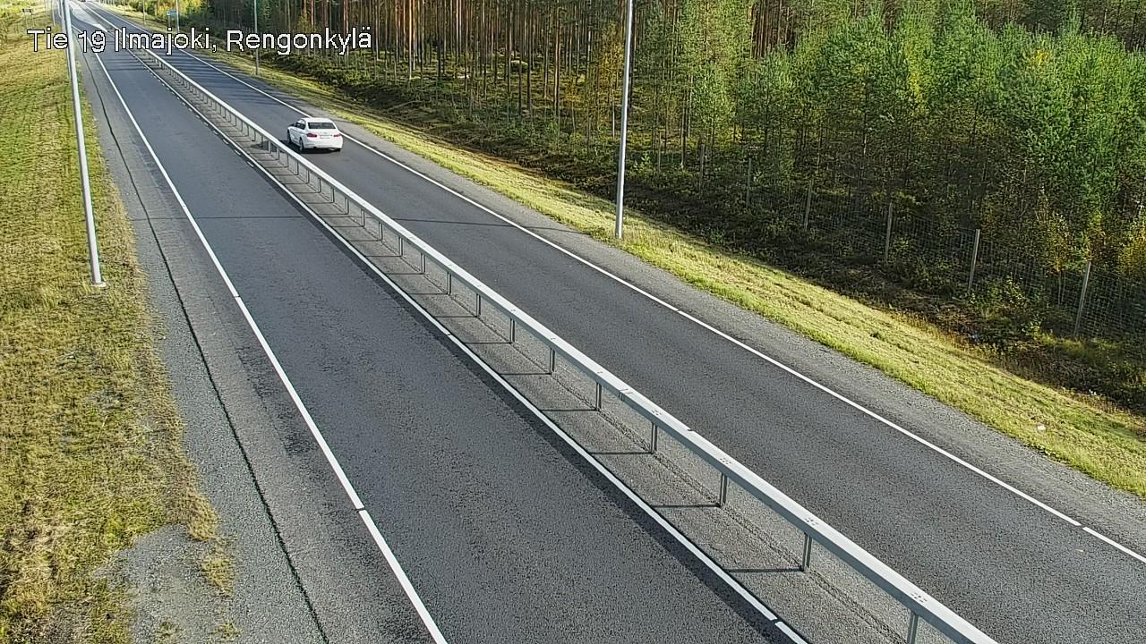 Weather Camera Image Väg 19 Ilmola, Rengonkylä, Ilmajoki, Etelä-Pohjanmaa