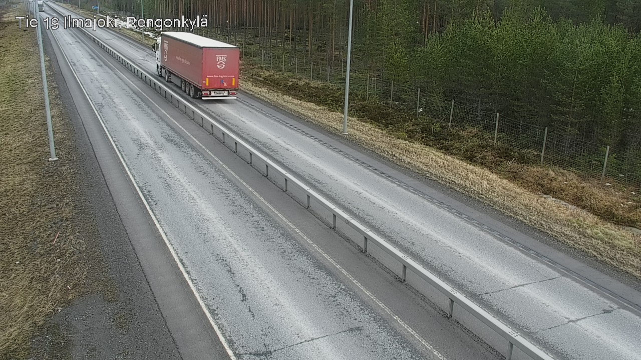 Weather Camera Image Väg 19 Ilmola, Rengonkylä, Ilmajoki, Etelä-Pohjanmaa