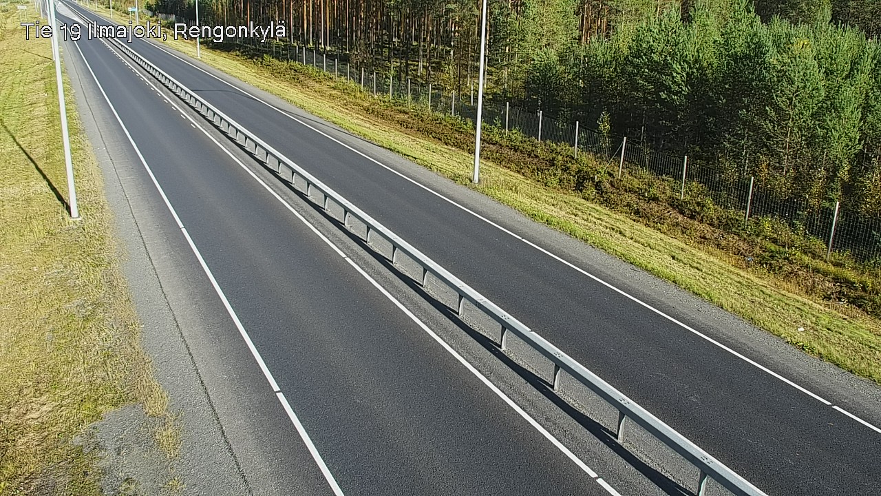 Weather Camera Image Väg 19 Ilmola, Rengonkylä, Ilmajoki, Etelä-Pohjanmaa