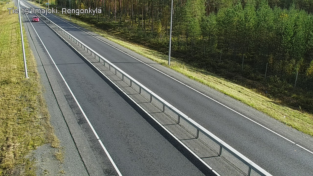 Weather Camera Image Väg 19 Ilmola, Rengonkylä, Ilmajoki, Etelä-Pohjanmaa