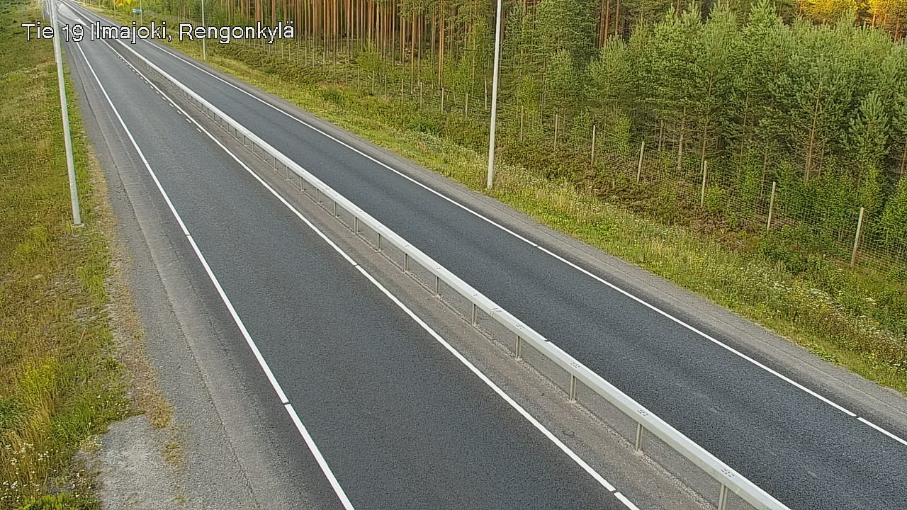 Weather Camera Image Road 19 Ilmajoki, Rengonkylä, Ilmajoki, Etelä-Pohjanmaa