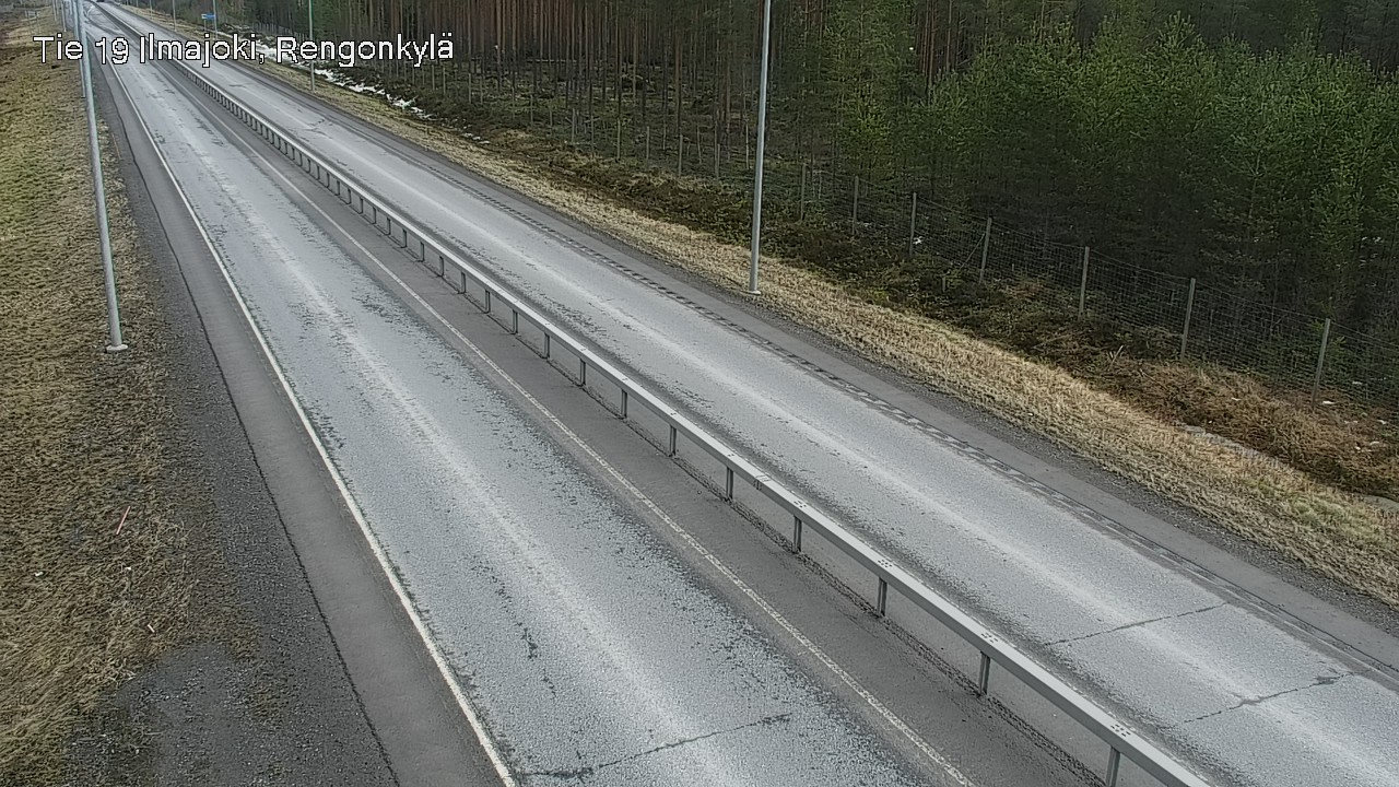 Weather Camera Image Väg 19 Ilmola, Rengonkylä, Ilmajoki, Etelä-Pohjanmaa