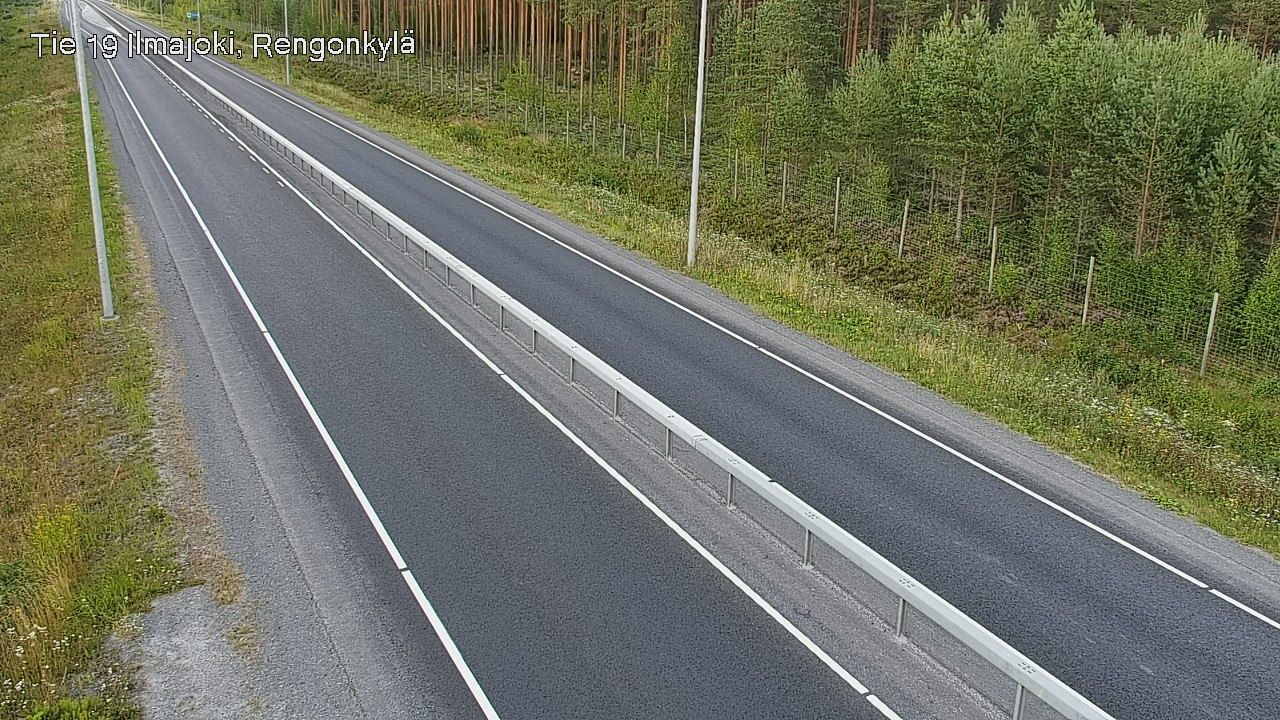 Weather Camera Image Road 19 Ilmajoki, Rengonkylä, Ilmajoki, Etelä-Pohjanmaa
