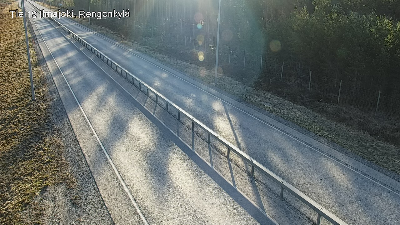 Weather Camera Image Road 19 Ilmajoki, Rengonkylä, Ilmajoki, Etelä-Pohjanmaa