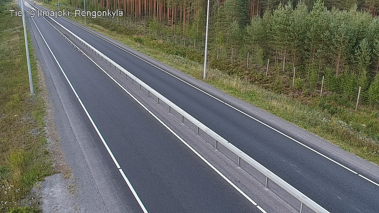 Weather Camera Image Road 19 Ilmajoki, Rengonkylä, Ilmajoki, Etelä-Pohjanmaa