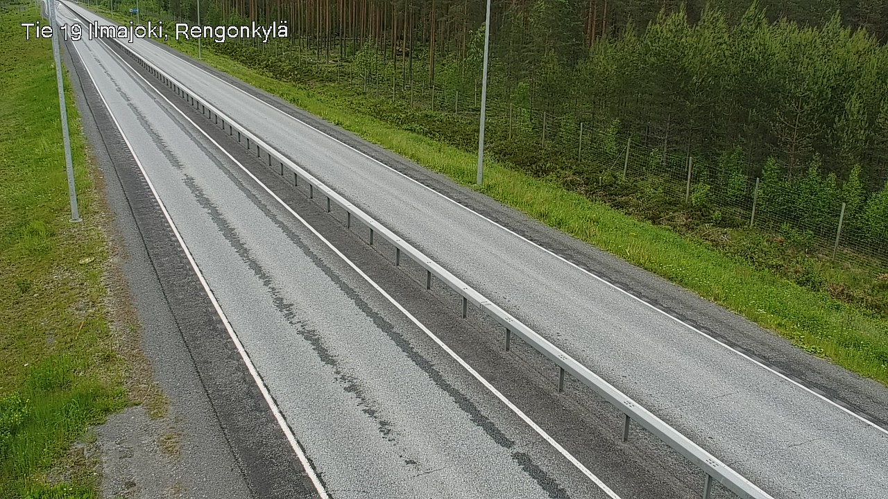 Weather Camera Image Road 19 Ilmajoki, Rengonkylä, Ilmajoki, Etelä-Pohjanmaa