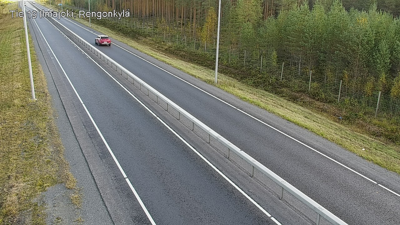 Weather Camera Image Väg 19 Ilmola, Rengonkylä, Ilmajoki, Etelä-Pohjanmaa