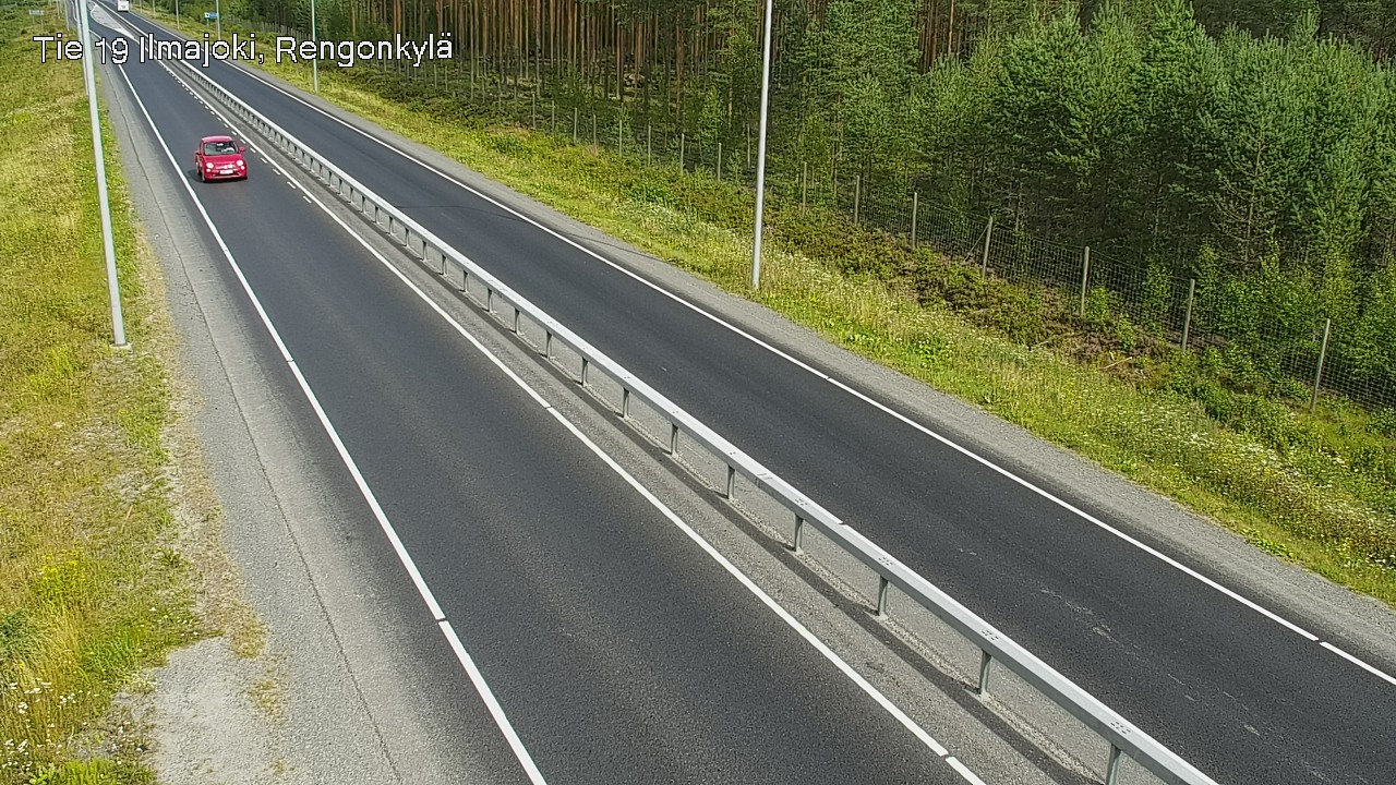 Weather Camera Image Road 19 Ilmajoki, Rengonkylä, Ilmajoki, Etelä-Pohjanmaa