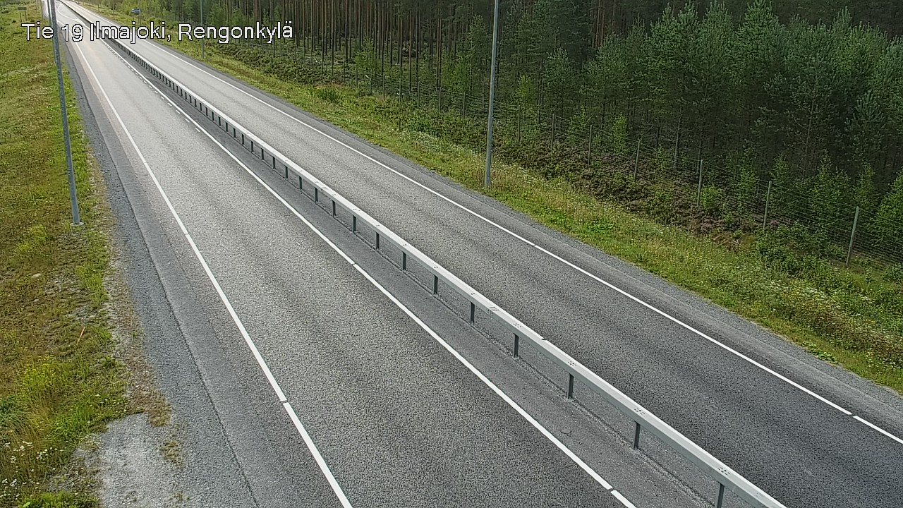 Weather Camera Image Road 19 Ilmajoki, Rengonkylä, Ilmajoki, Etelä-Pohjanmaa
