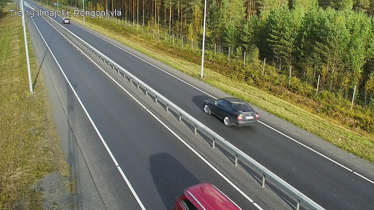 Weather Camera Image Väg 19 Ilmola, Rengonkylä, Ilmajoki, Etelä-Pohjanmaa