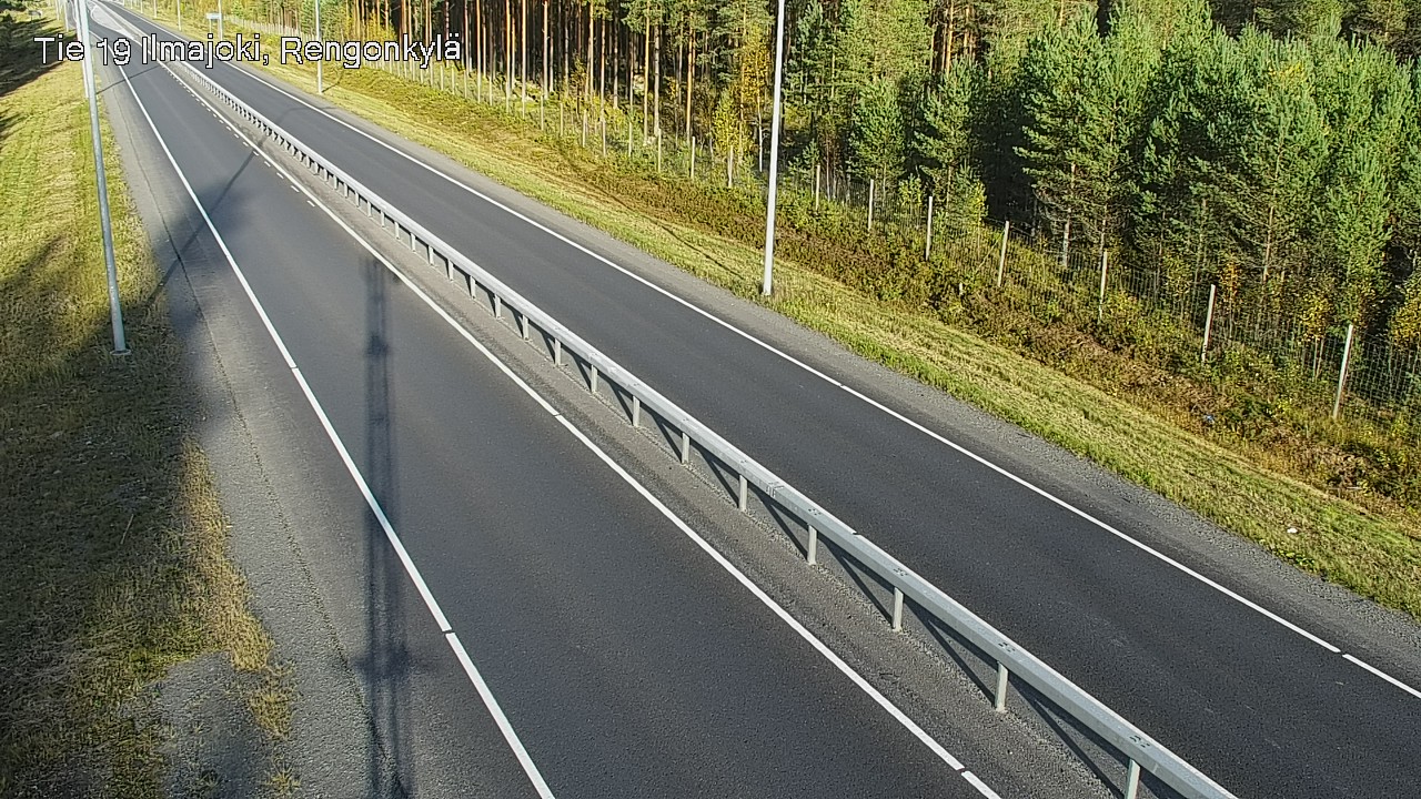 Weather Camera Image Väg 19 Ilmola, Rengonkylä, Ilmajoki, Etelä-Pohjanmaa
