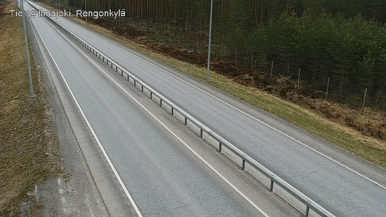 Weather Camera Image Road 19 Ilmajoki, Rengonkylä, Ilmajoki, Etelä-Pohjanmaa