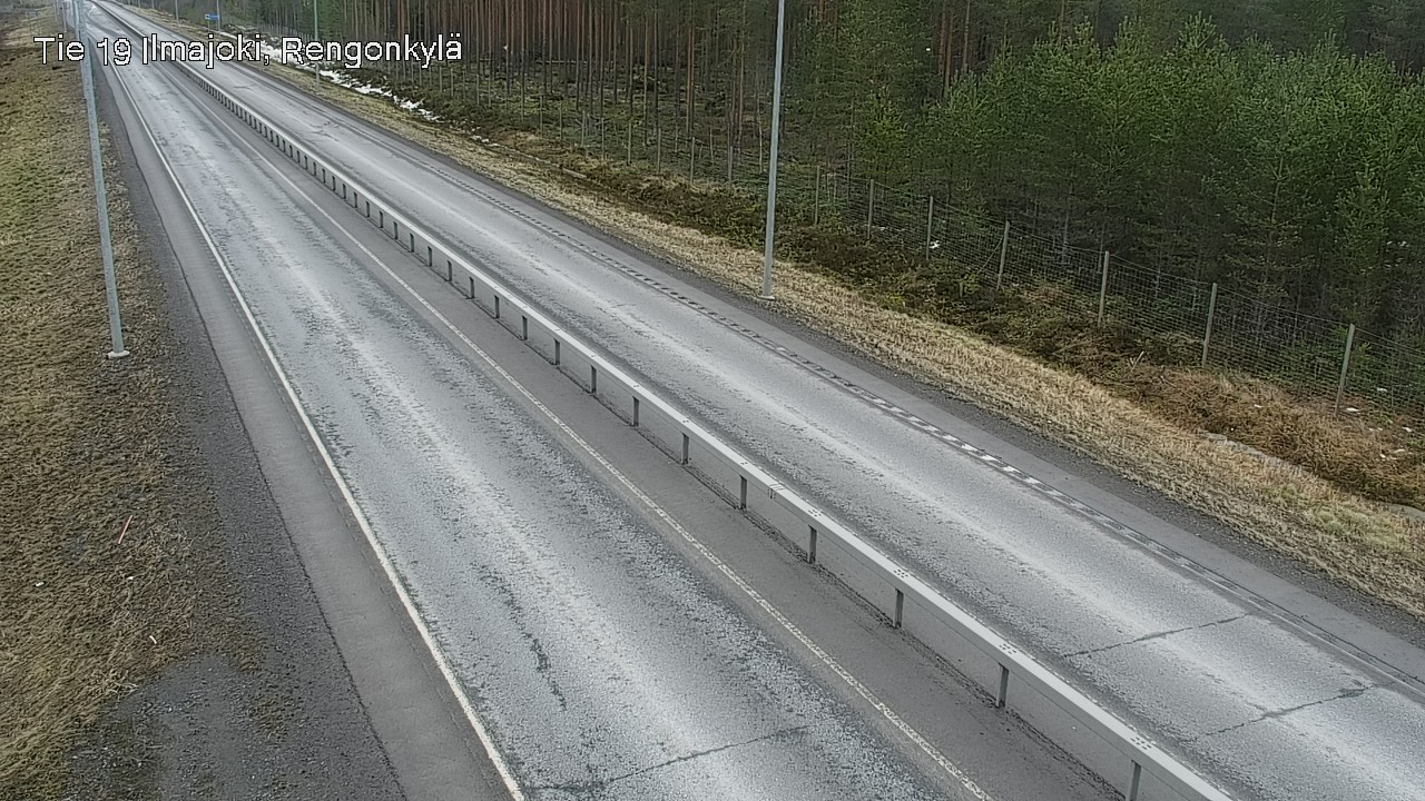 Weather Camera Image Väg 19 Ilmola, Rengonkylä, Ilmajoki, Etelä-Pohjanmaa