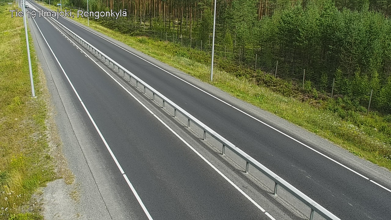 Weather Camera Image Road 19 Ilmajoki, Rengonkylä, Ilmajoki, Etelä-Pohjanmaa