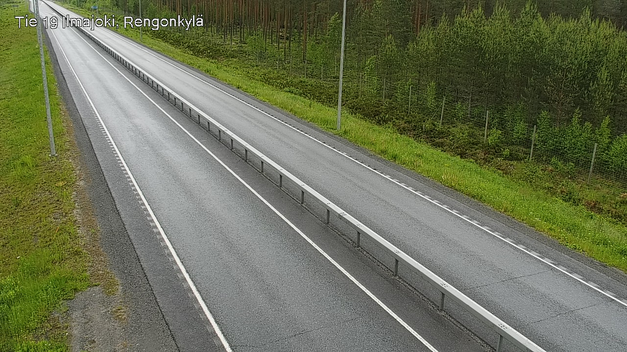 Weather Camera Image Road 19 Ilmajoki, Rengonkylä, Ilmajoki, Etelä-Pohjanmaa